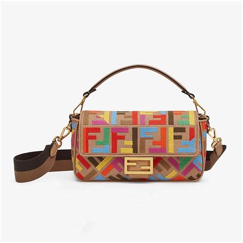 fendi baguette canvas